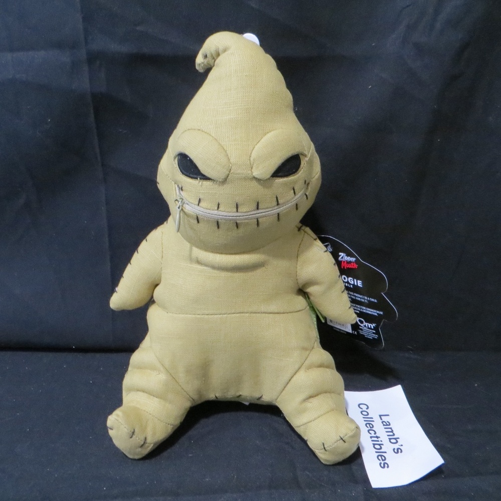 Disney Nightmare Before Christmas Oogie Boogie Zippermouth Plush Doll Toy 11"